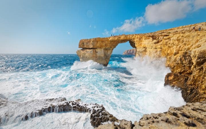 Famous Azure Window Rock Arch Collapsed in Malta