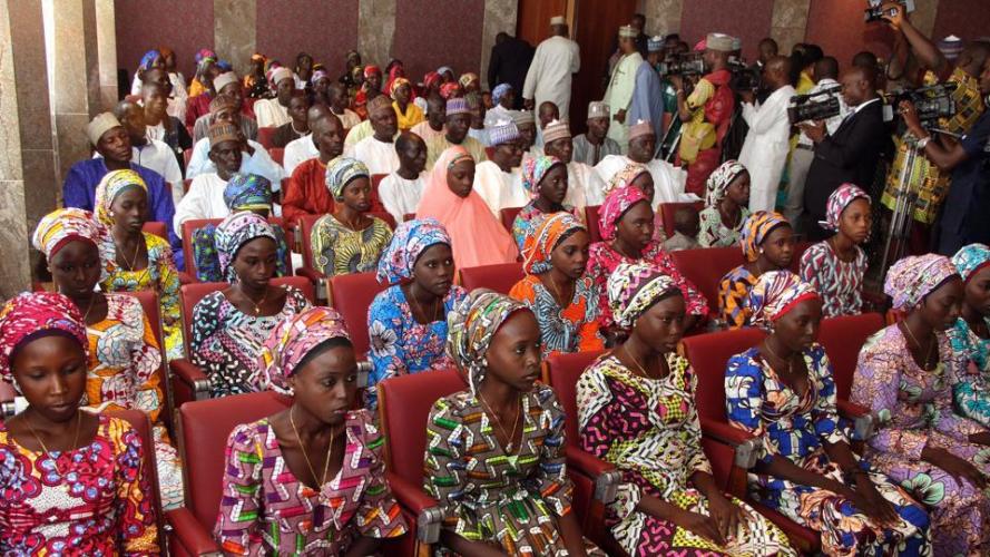 82 School Girls Released by Jihadists Boko Haram in Nigeria