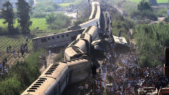 Drivers Arrested after Major Trains Accident in Egypt
