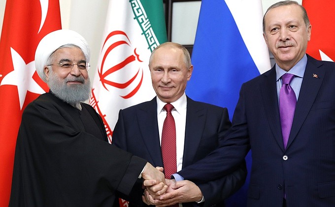 Presidents of Russia, Turkey and Iran Meet to Plot Future of Syria