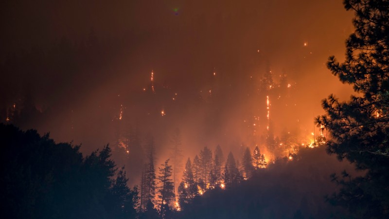 Biden Declares Fire-Stricken California A Disaster Area